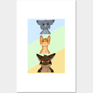 ThunderClan Leaders Posters and Art